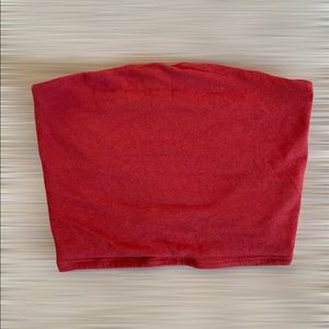 Maroon Garage Tube Top